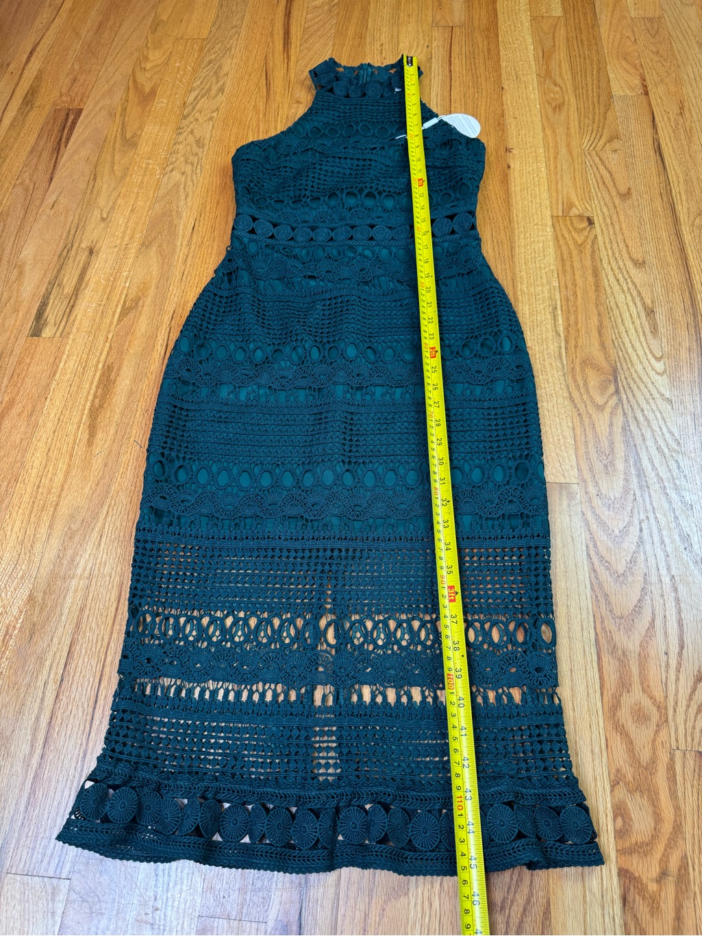 Twosisters The Label Rivers Midi Dress Emerald Green Lace Nwt Sz Us 4 Au 8 — image 8 of 8